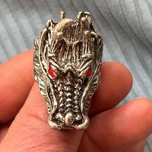 Silver Dragon Unisex Ring 10